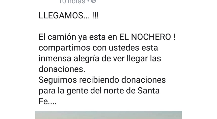 Uni.Co presente con los inundados del Litoral